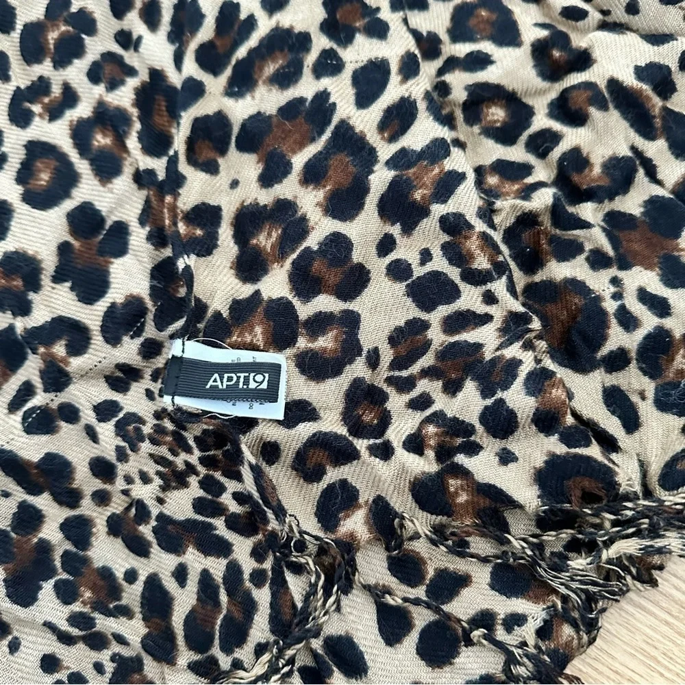 Apt 9. Cheetah Print Scarf
